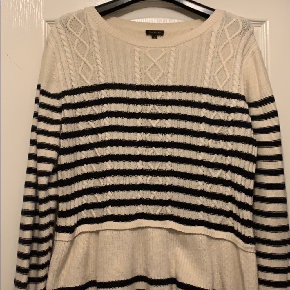 Sweater with peplum